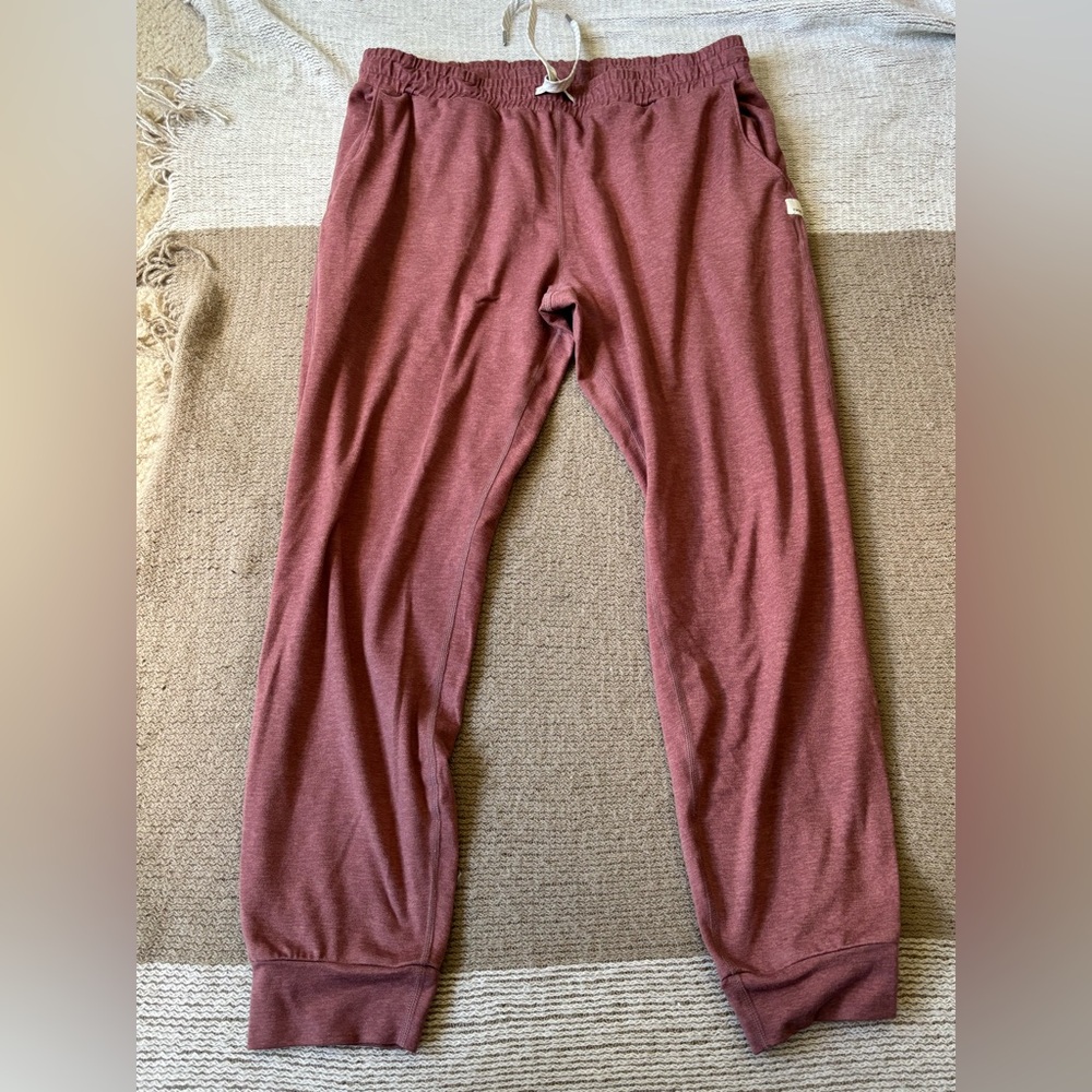 Vuori Maroon Track Joggers